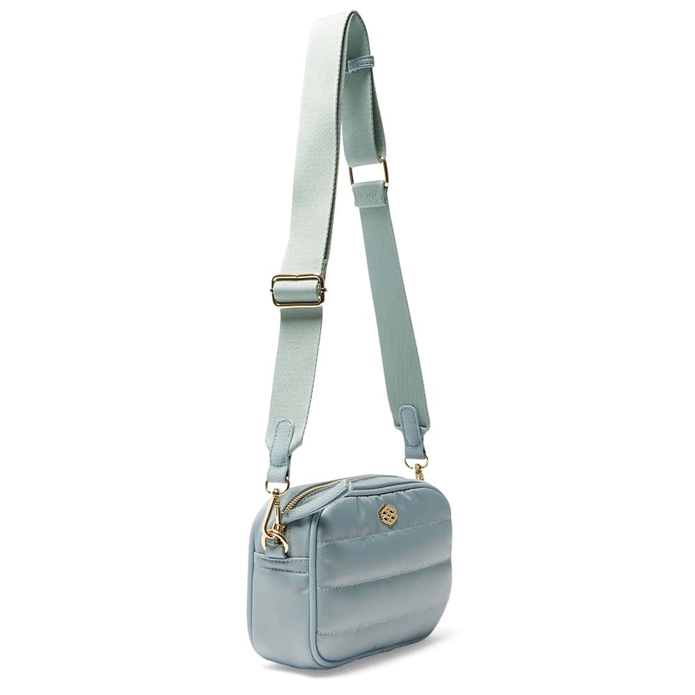 Jewel Handbag in Blue Nylon