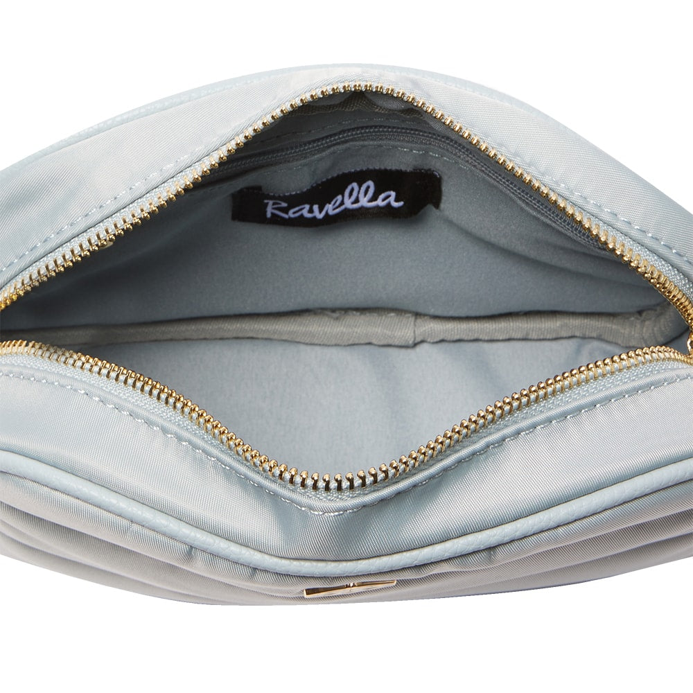 Jewel Handbag in Blue Nylon