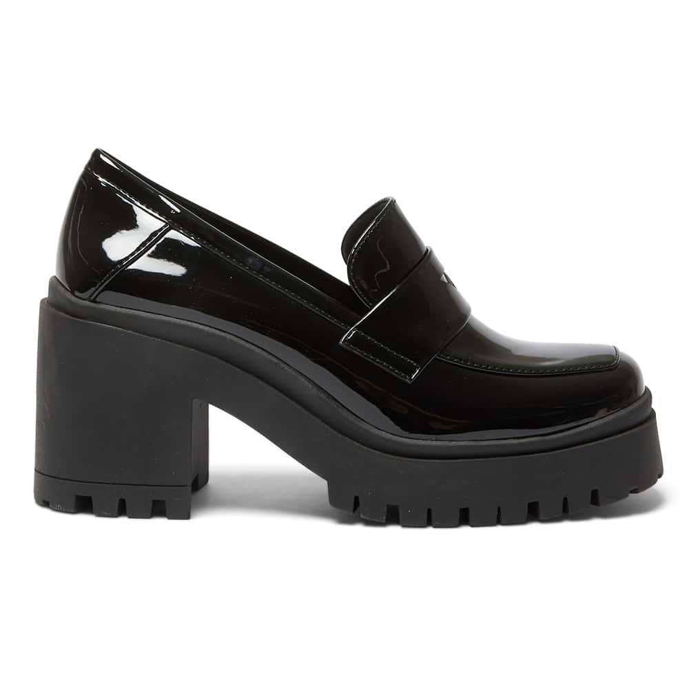 Jolie Loafer in Black Patent