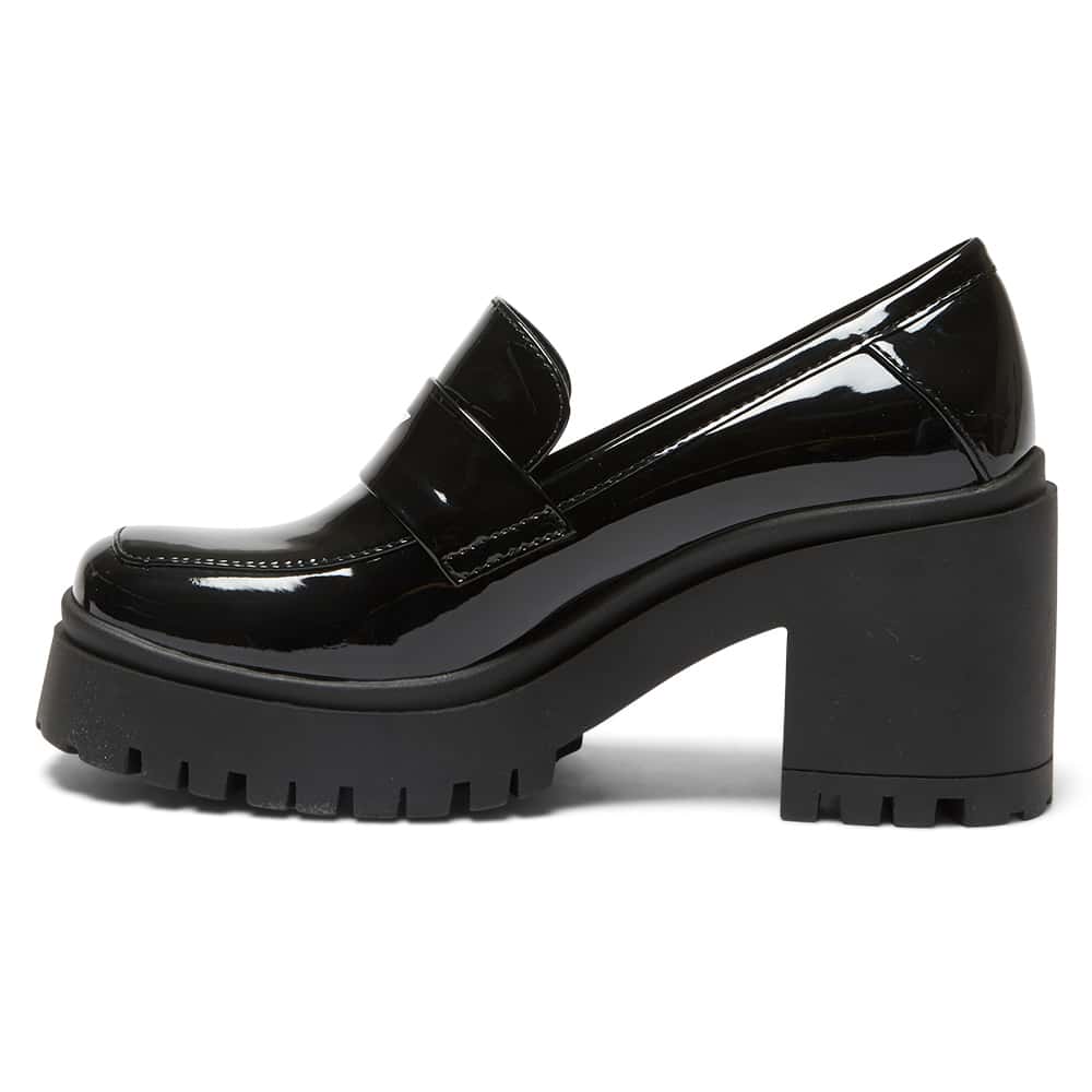 Jolie Loafer in Black Patent
