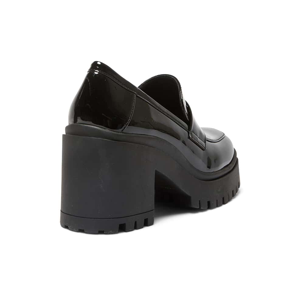 Jolie Loafer in Black Patent