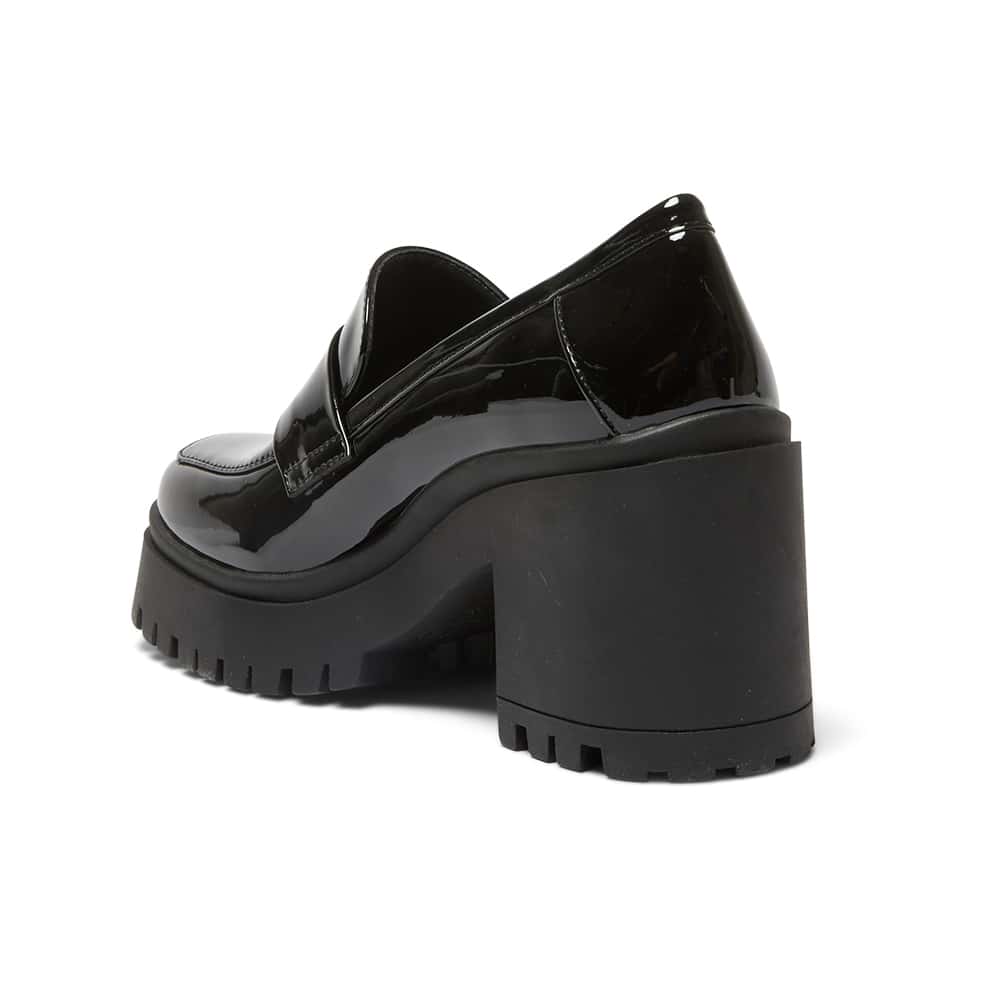 Jolie Loafer in Black Patent