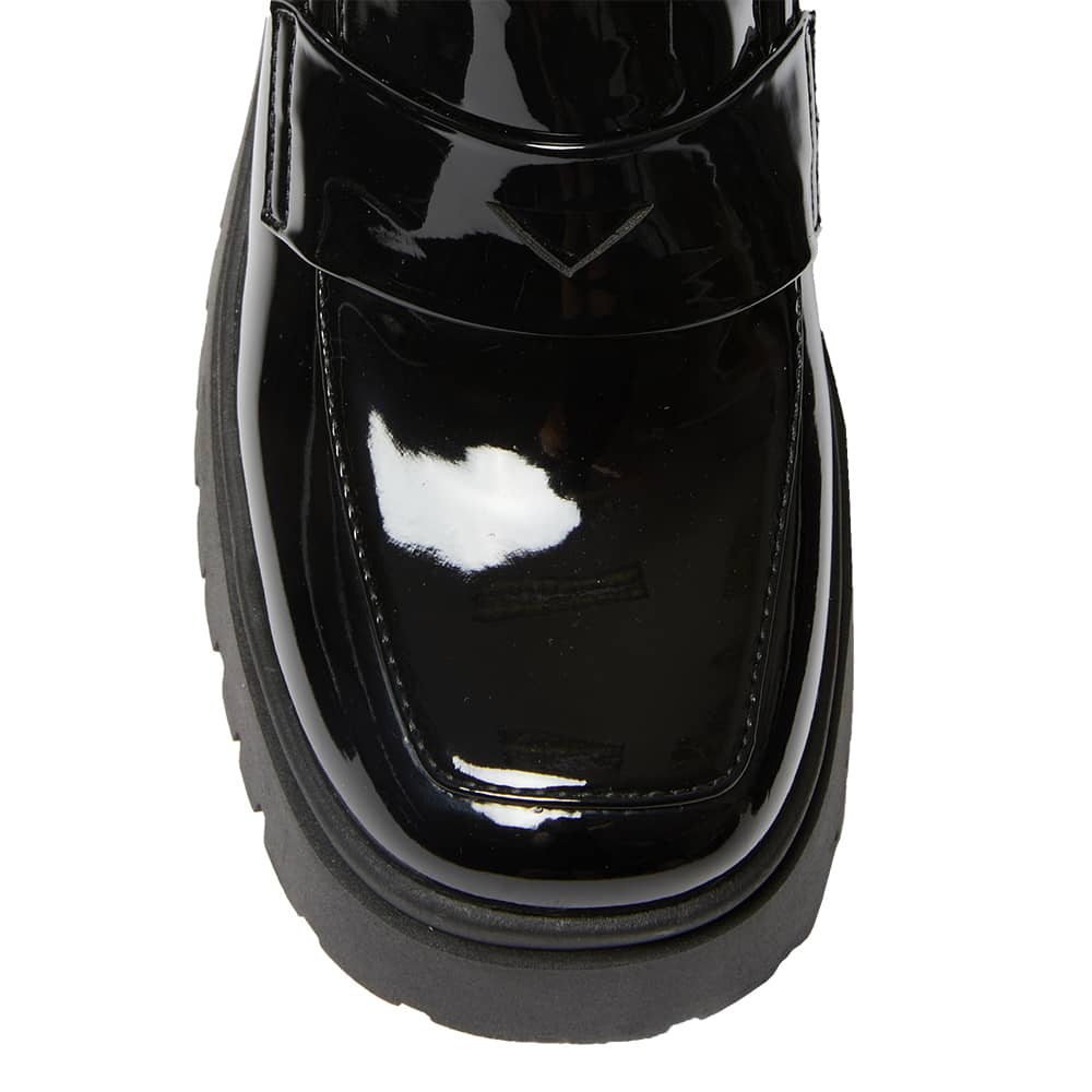 Jolie Loafer in Black Patent
