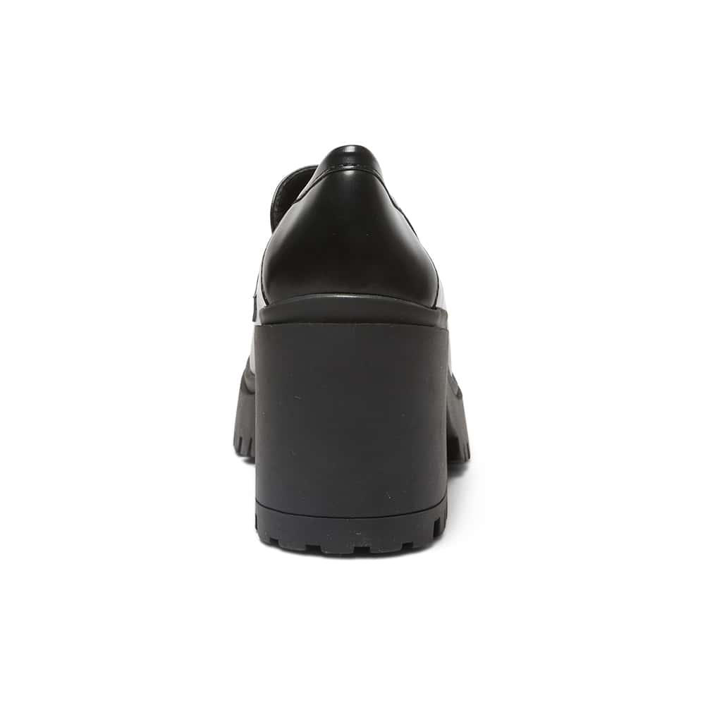 Jolie Loafer in Black Smooth