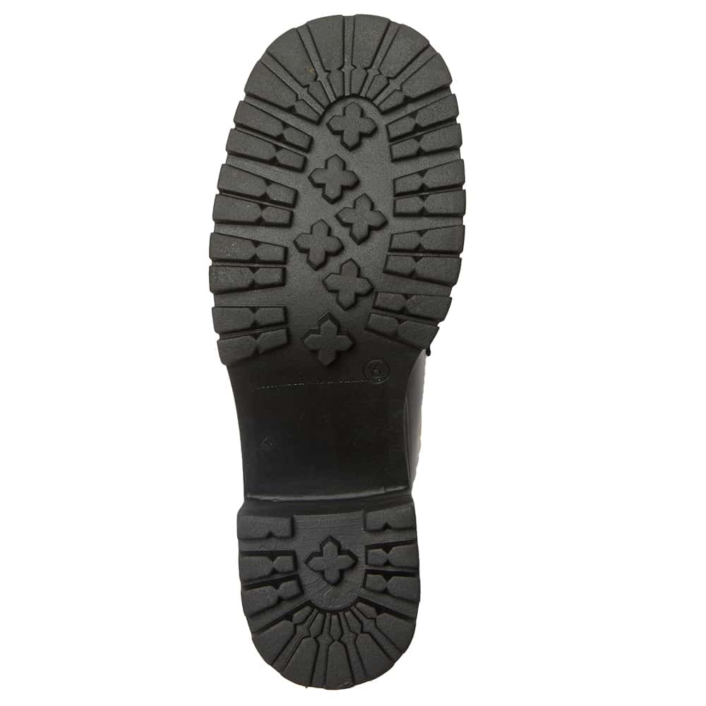 Jolie Loafer in Black Smooth