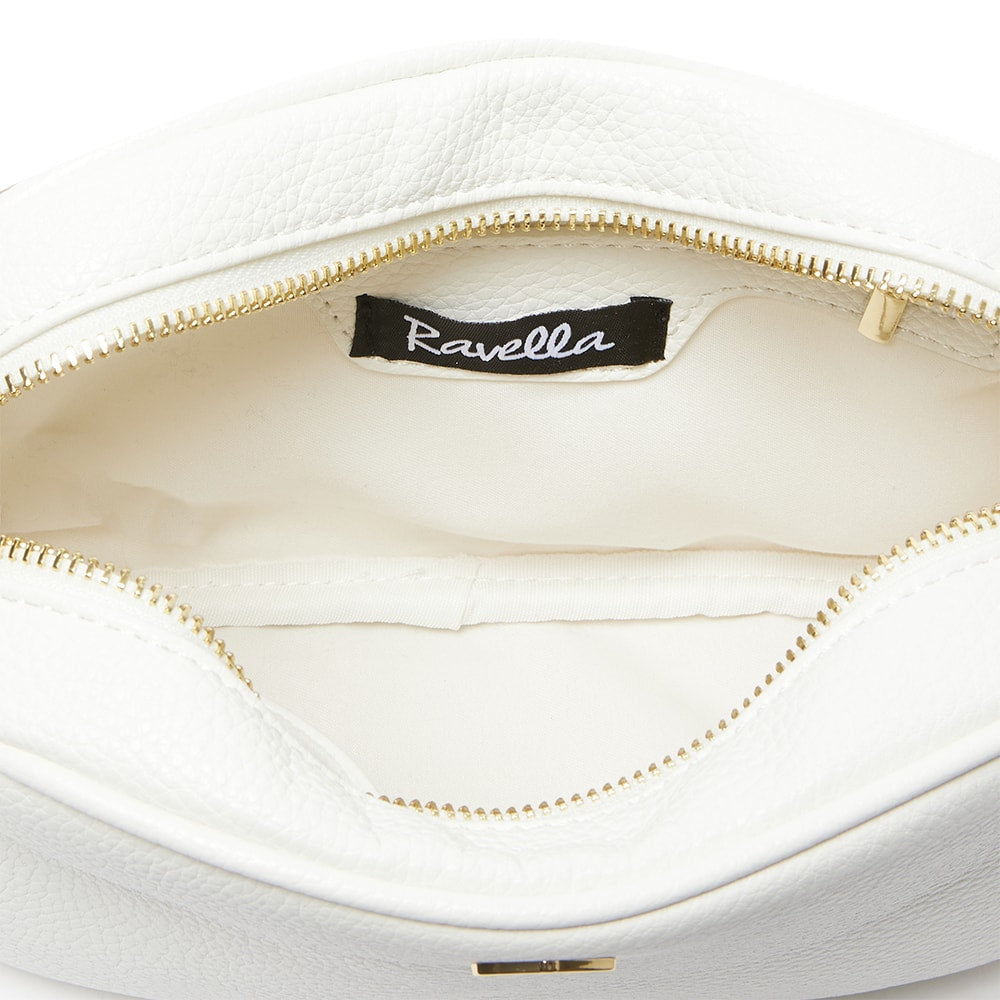 Jovie Handbag in White Pebble