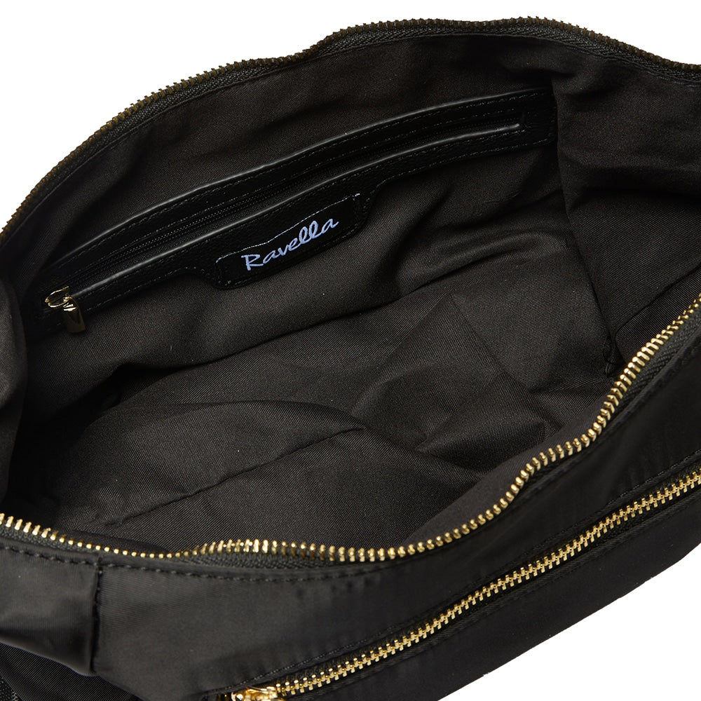 Joy Handbag in Black Nylon