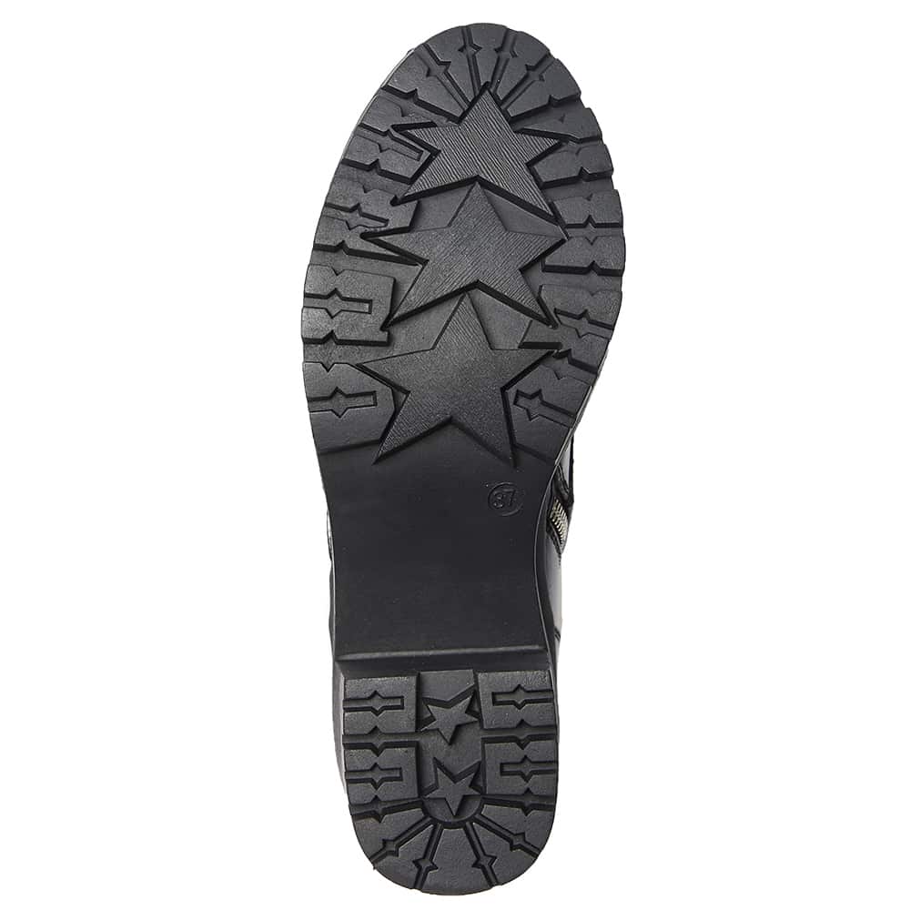 Kane Boot in Black Smooth