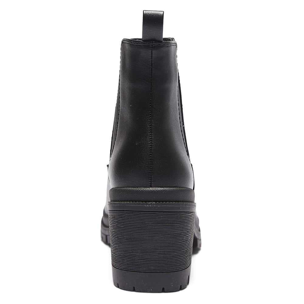 Keira Boot in Black Smooth