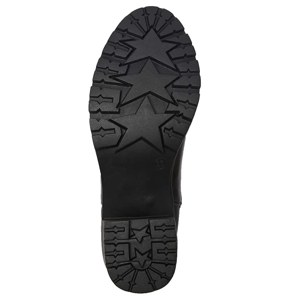 Keira Boot in Black Smooth