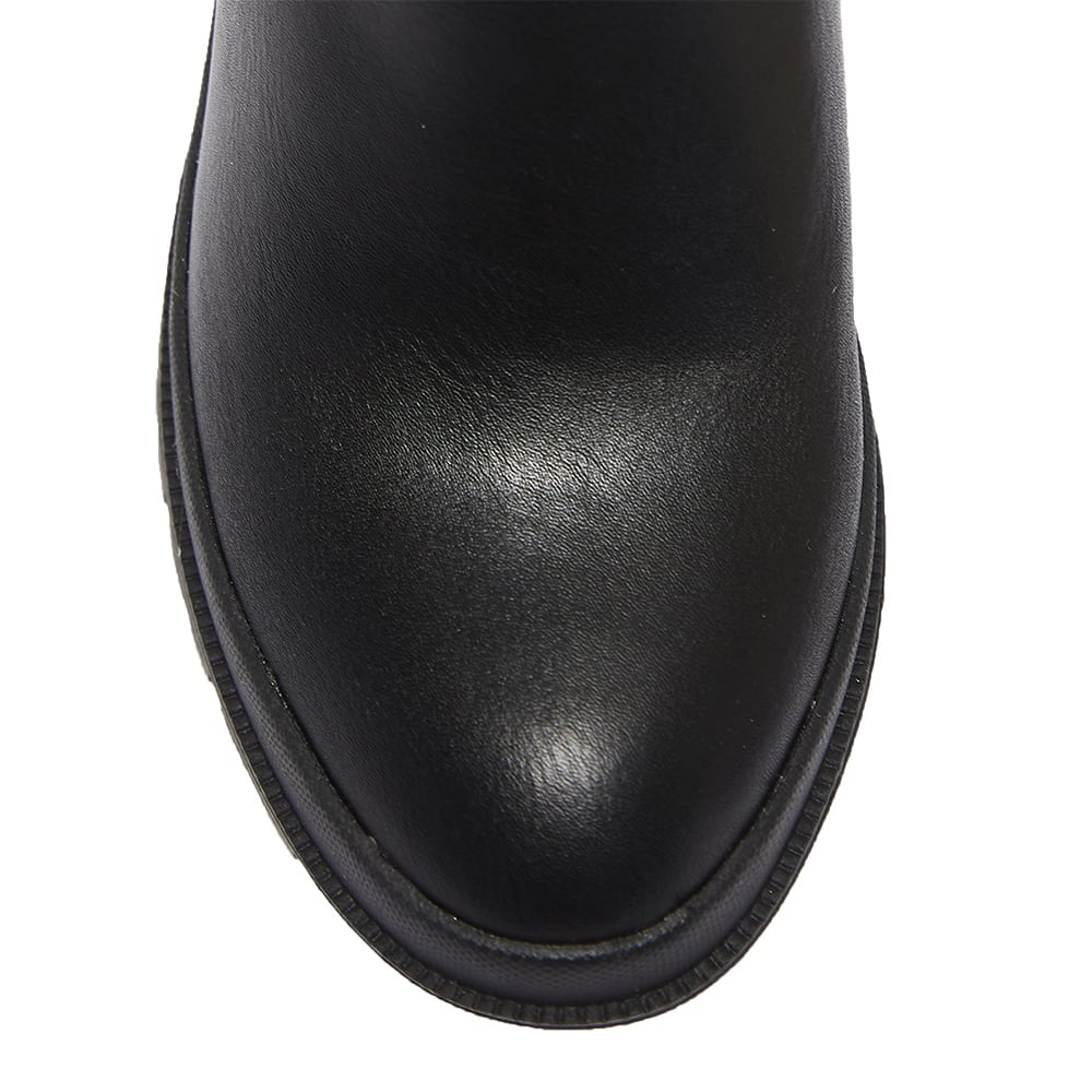Keira Boot in Black Smooth
