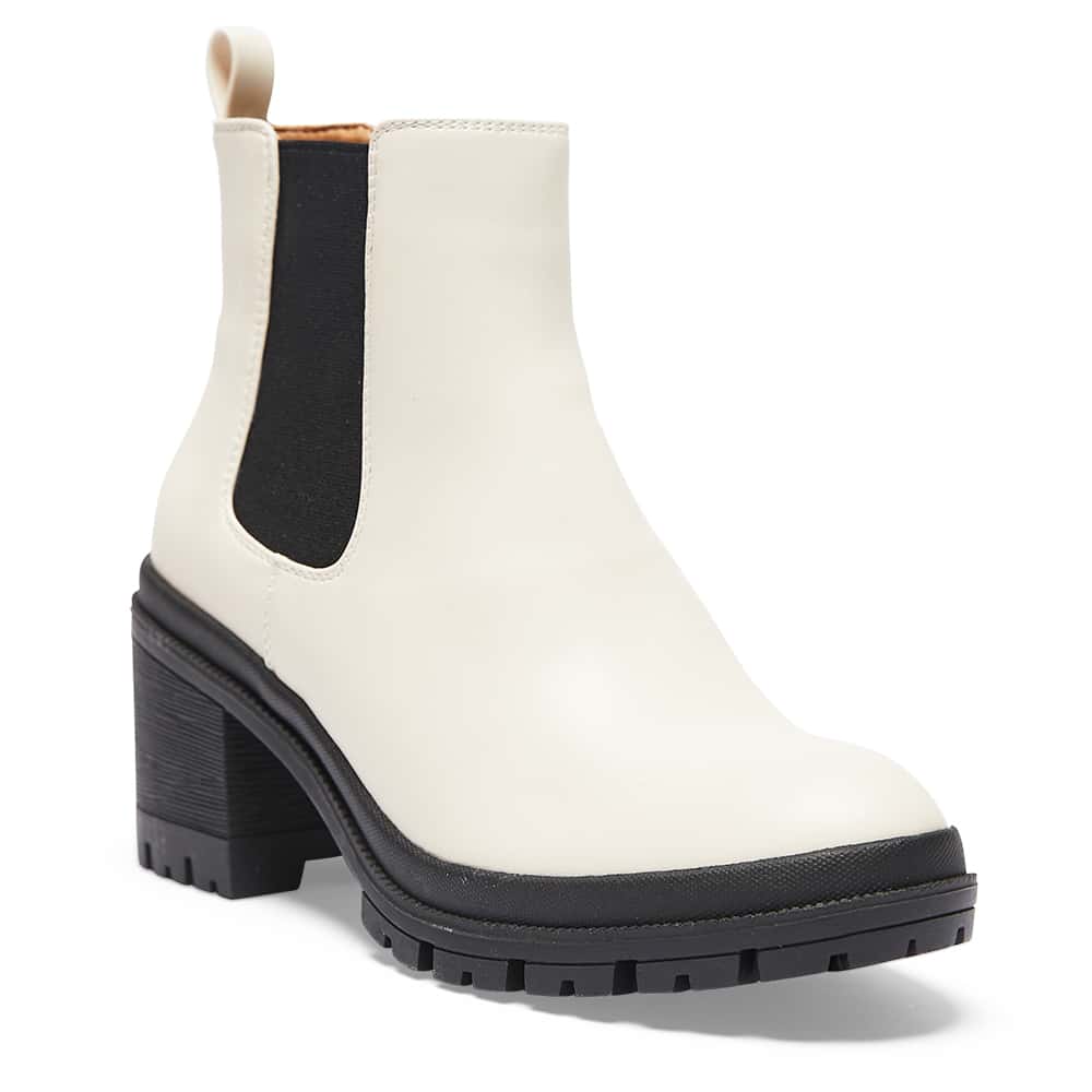 Keira Boot in Bone Smooth