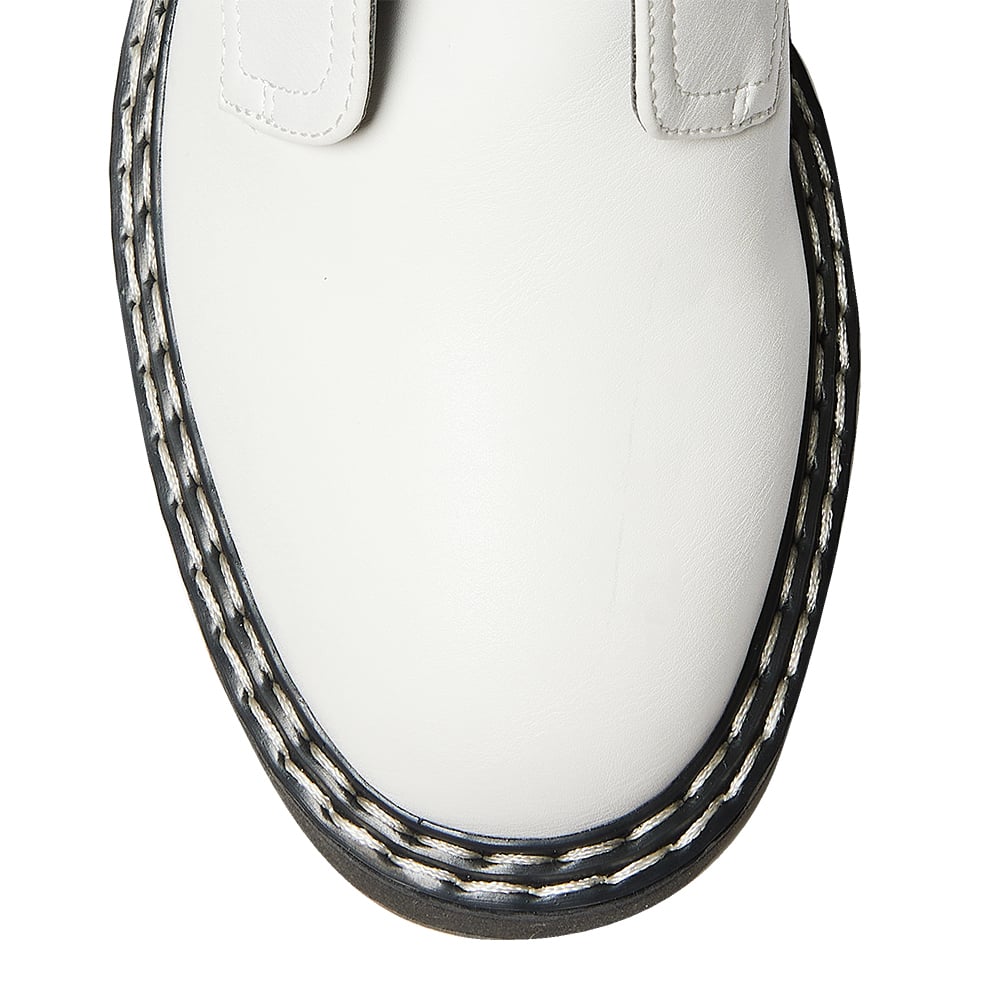 Kurt Boot in White Smooth