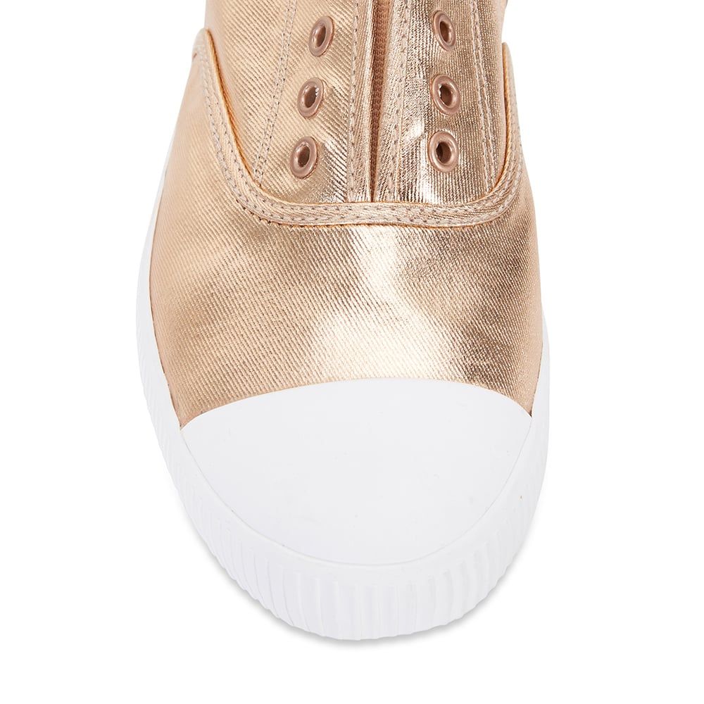 Lacey Sneaker in Rose Gold Canvas