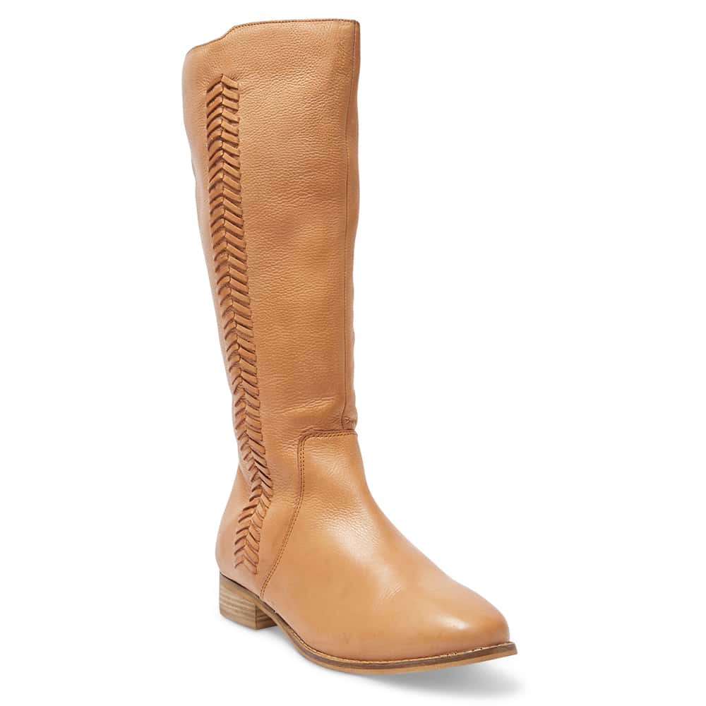 Leighton Boot in Tan Leather