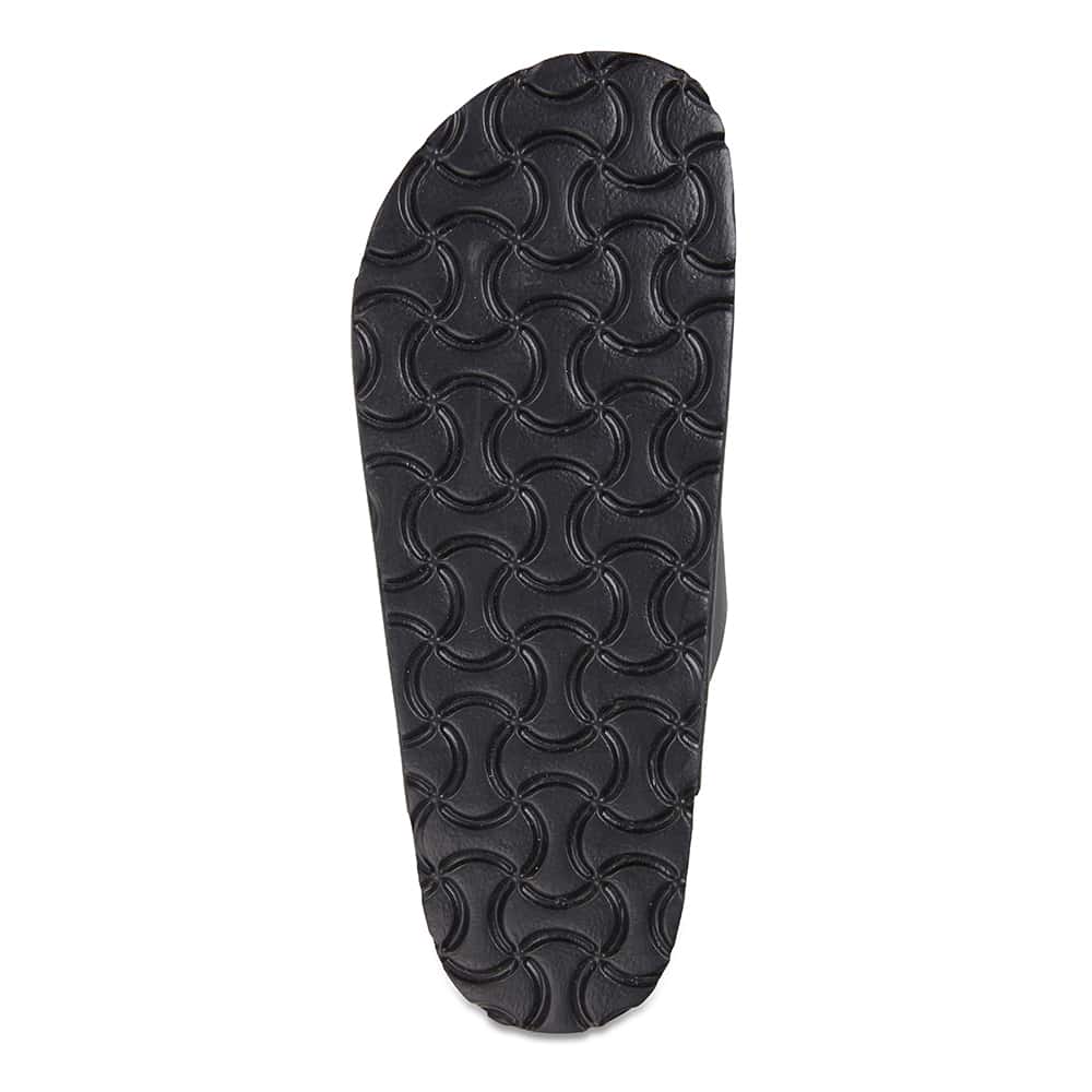 Libby Slide in Black Smooth
