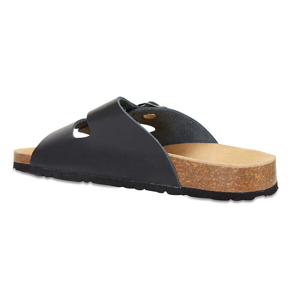 Libby Slide in Black Smooth