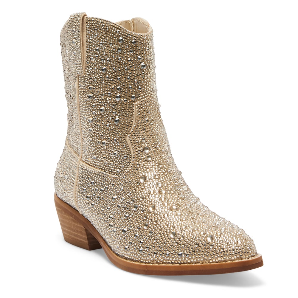 Lonestar Boot in Gold Rhinestone