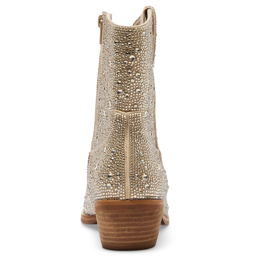 Lonestar Boot in Gold Rhinestone