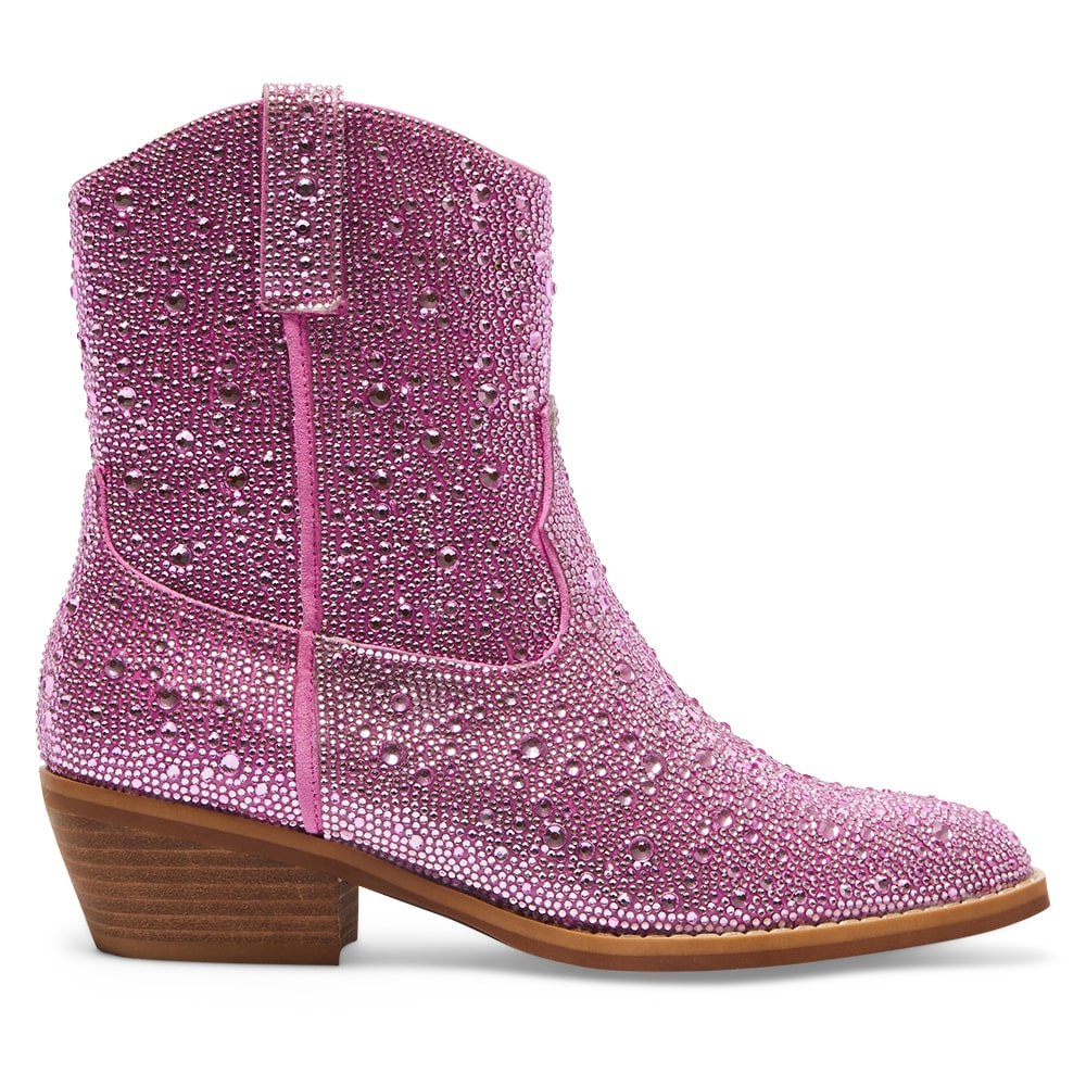 Lonestar Boot in Pink Rhinestone