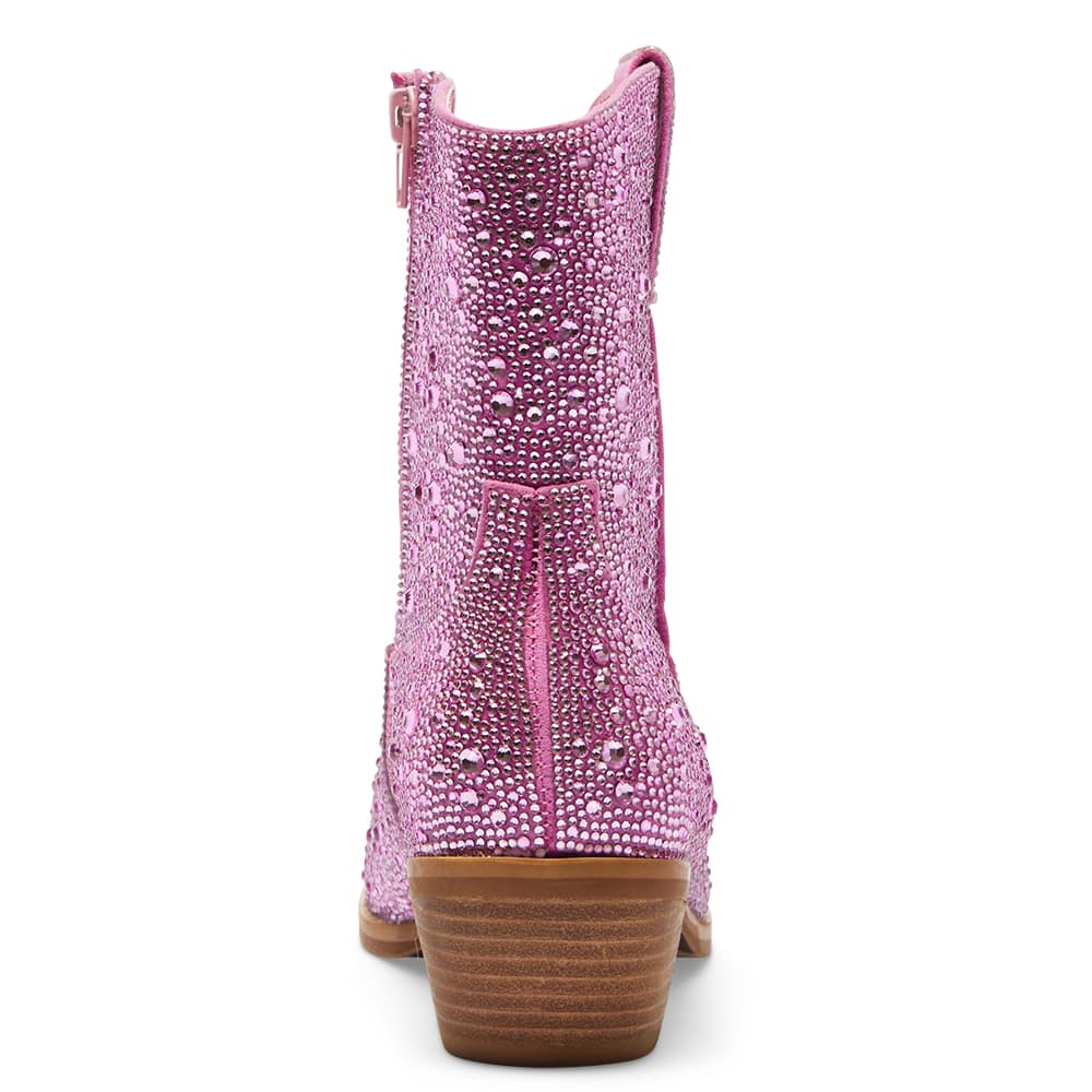 Lonestar Boot in Pink Rhinestone