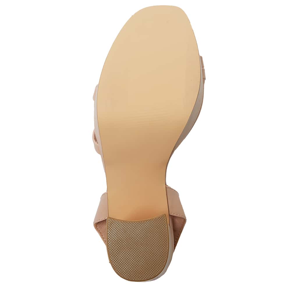 Lulu Heel in Blush Smooth