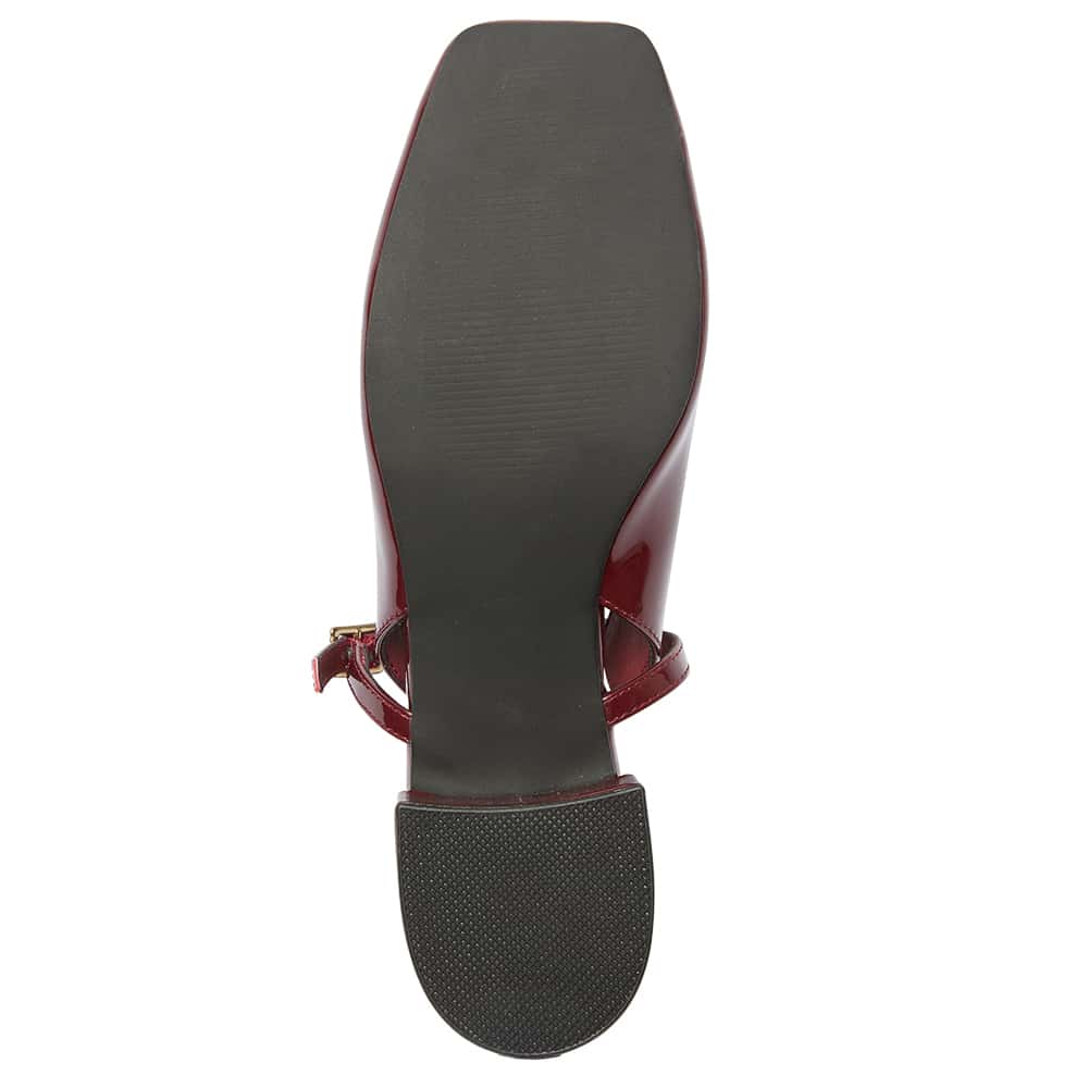 Melody Heel in Cherry Patent