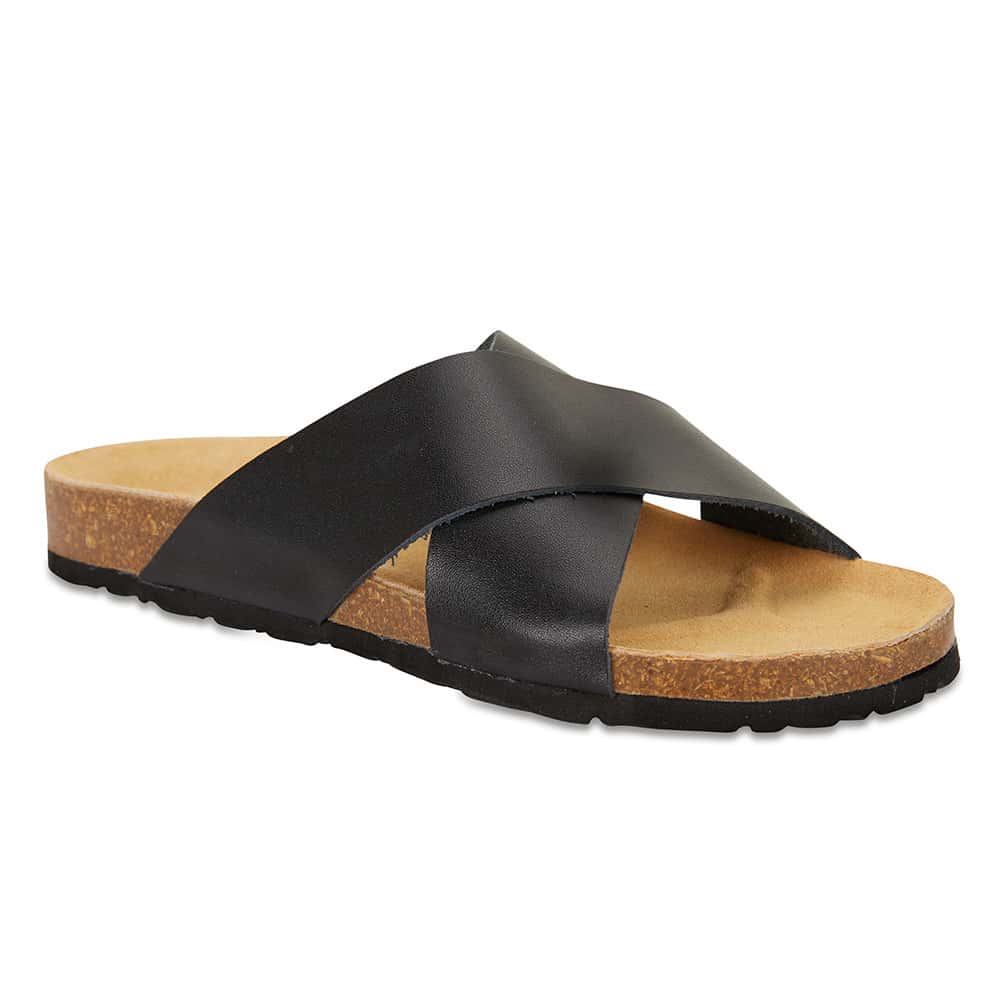 Pace Slide in Black Smooth
