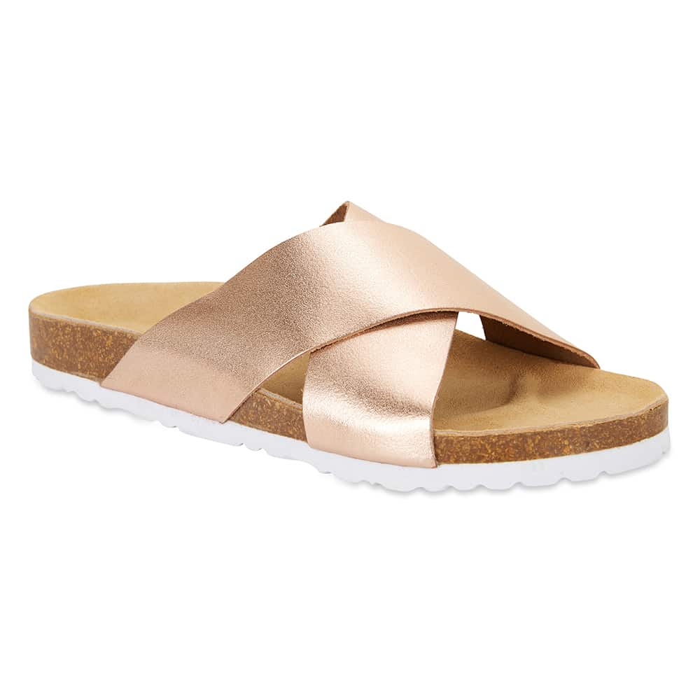 Pace Slide in Rose Gold Smooth