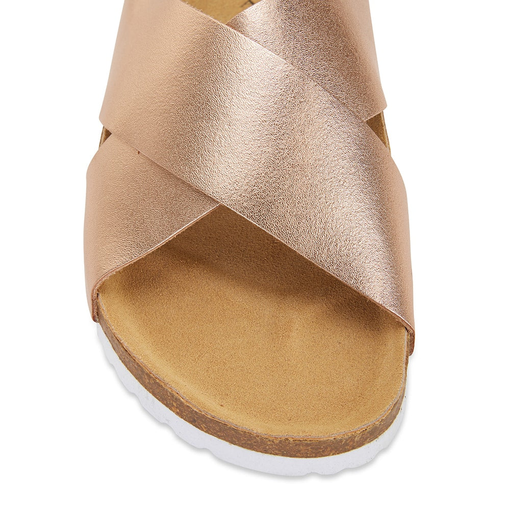 Pace Slide in Rose Gold Smooth