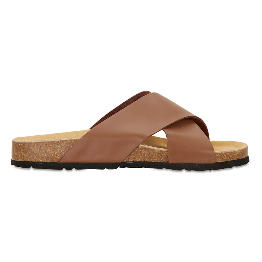 Pace Slide in Tan Smooth
