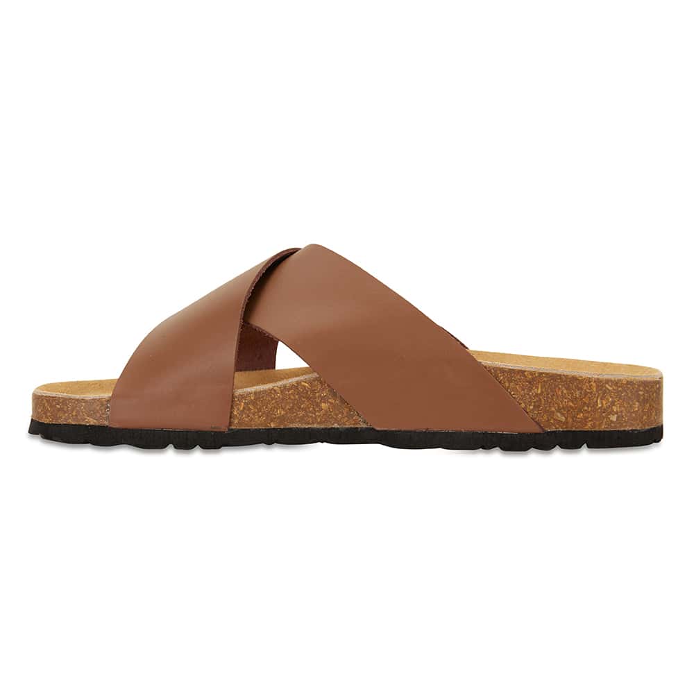 Pace Slide in Tan Smooth