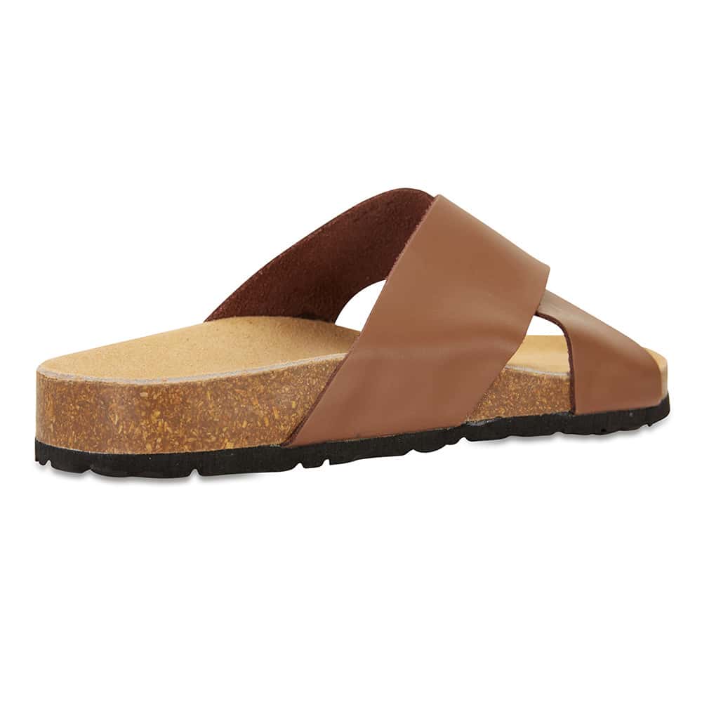 Pace Slide in Tan Smooth