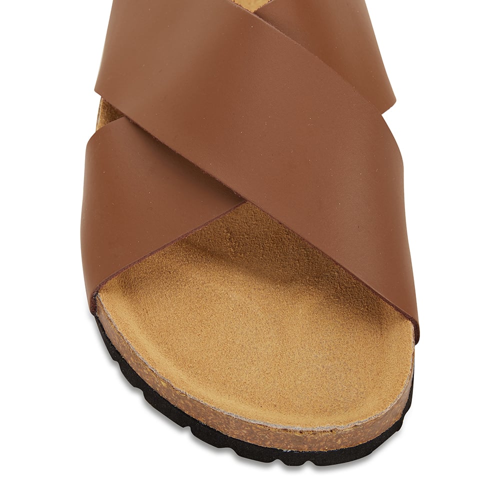 Pace Slide in Tan Smooth