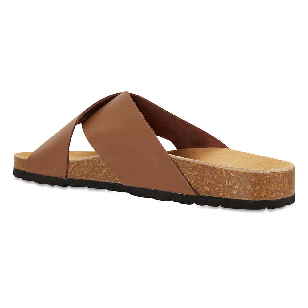 Pace Slide in Tan Smooth