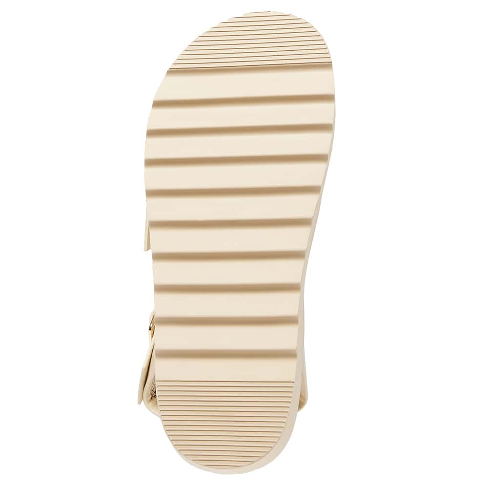 Phoebe Sandal in Nude Smooth