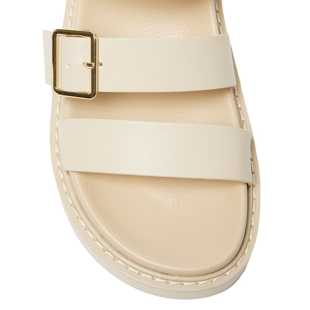 Phoebe Sandal in Nude Smooth