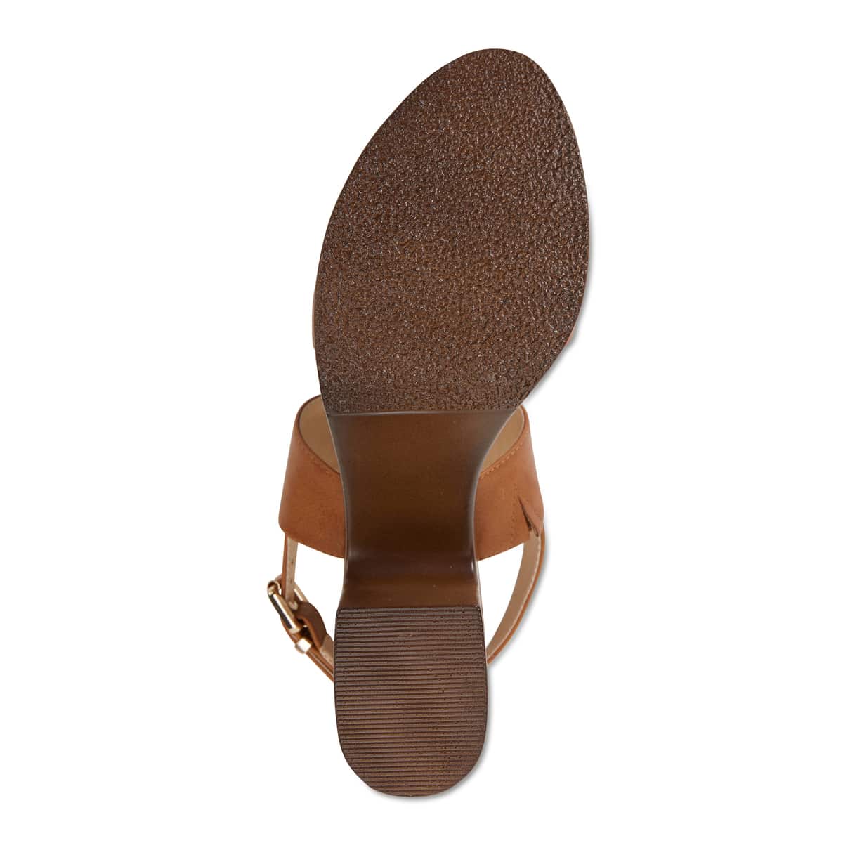 Popeye Heel in Tan Smooth