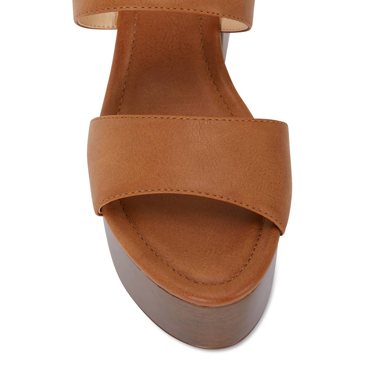 Popeye Heel in Tan Smooth