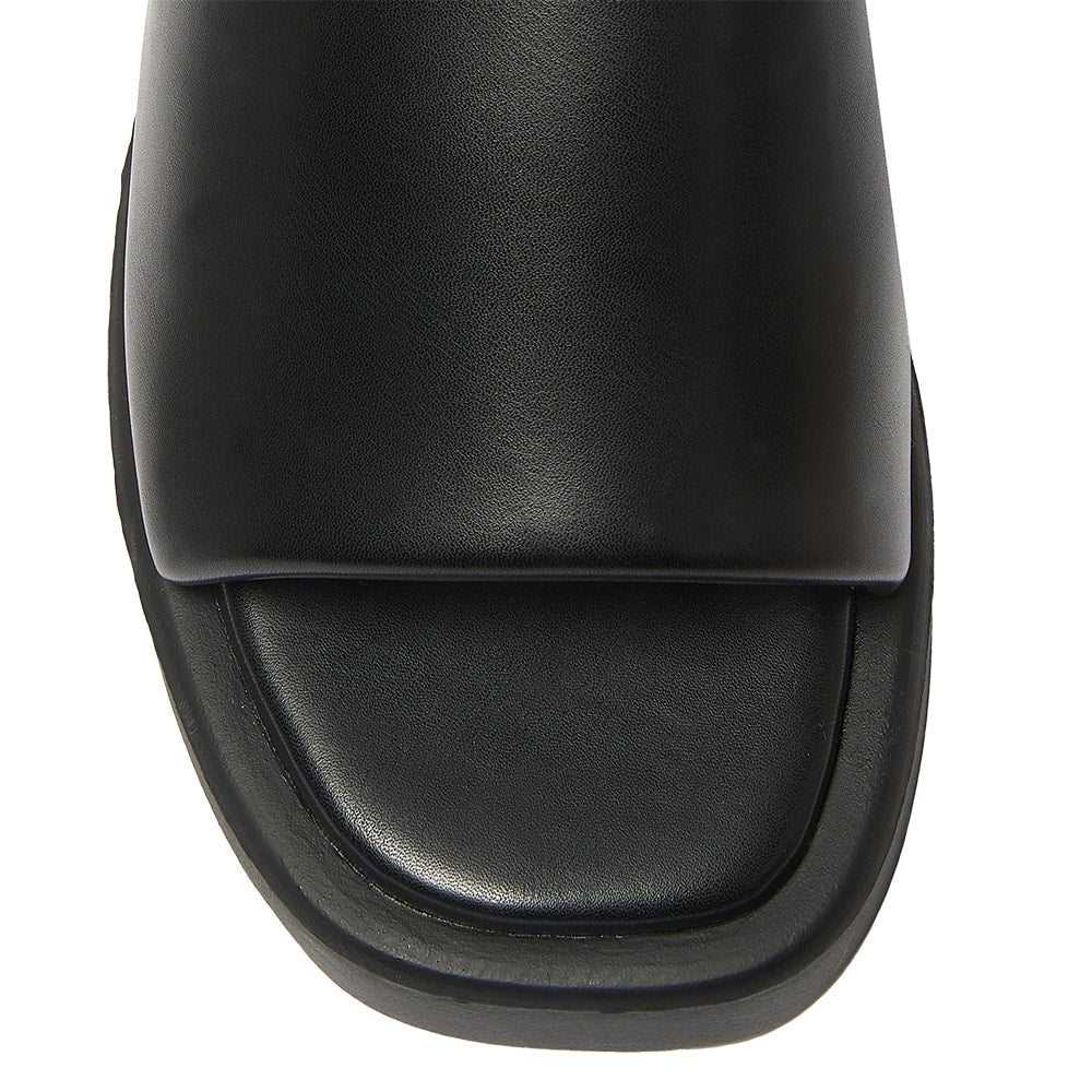 Punch Slide in Black Smooth