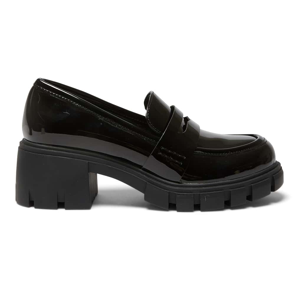Quincy Loafer in Black Patent