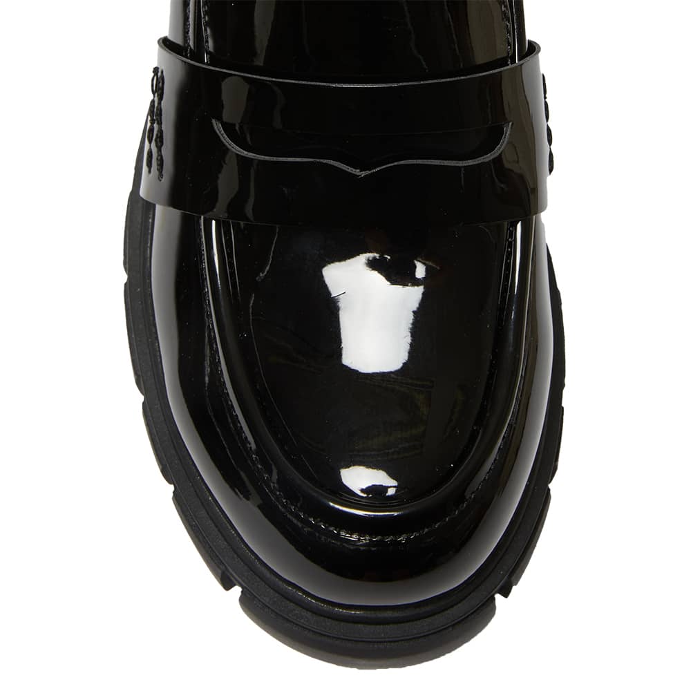 Quincy Loafer in Black Patent