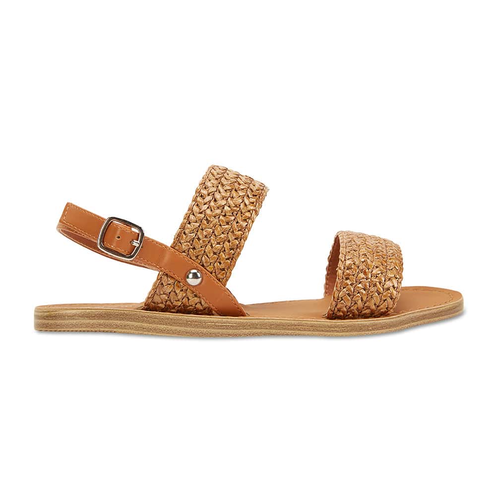 Racer Sandal in Tan Smooth Smooth