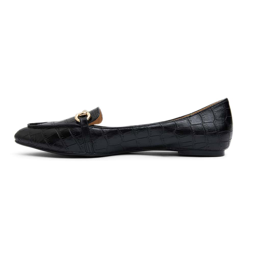 Radical Loafer in Black Croc