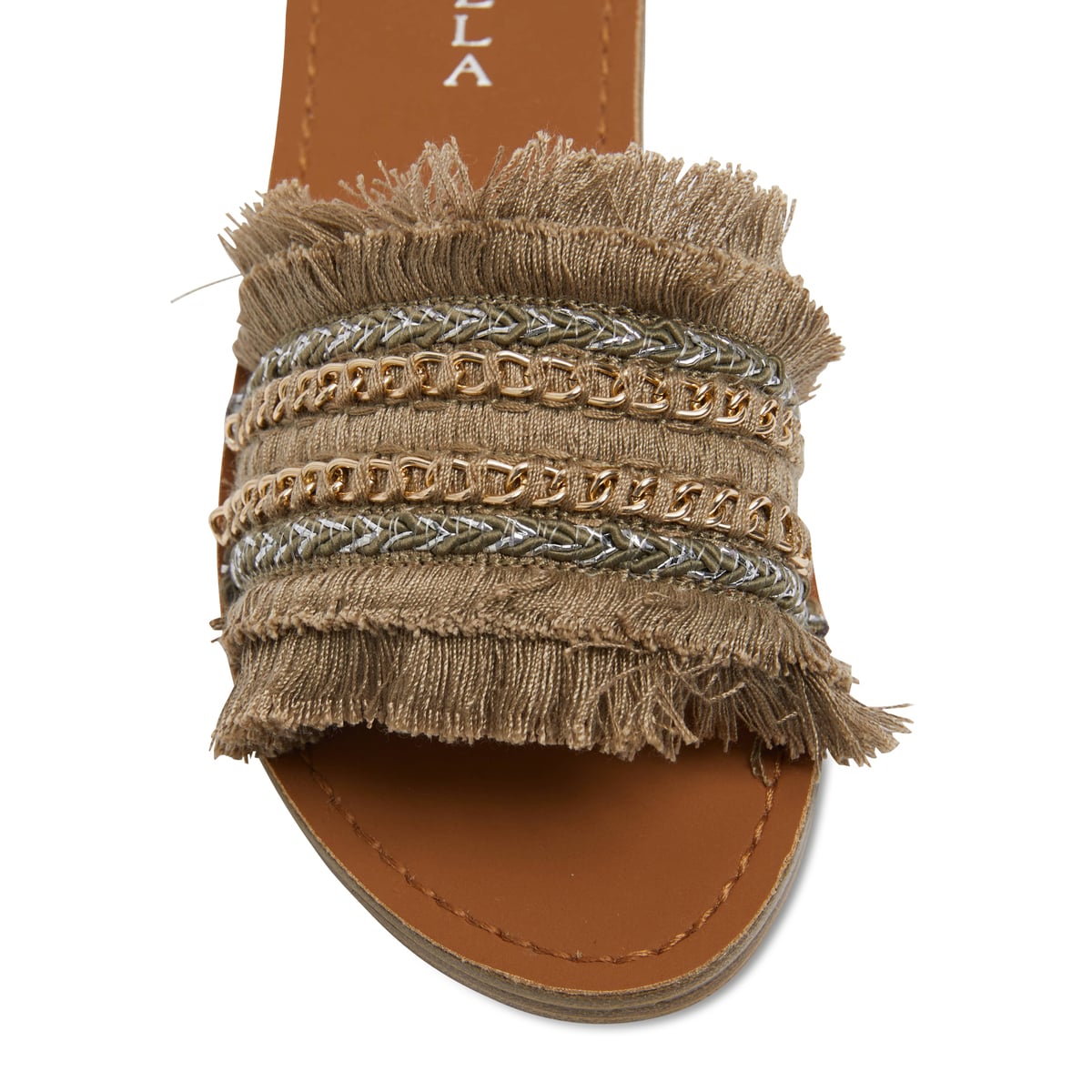 Raffi Slide in Khaki