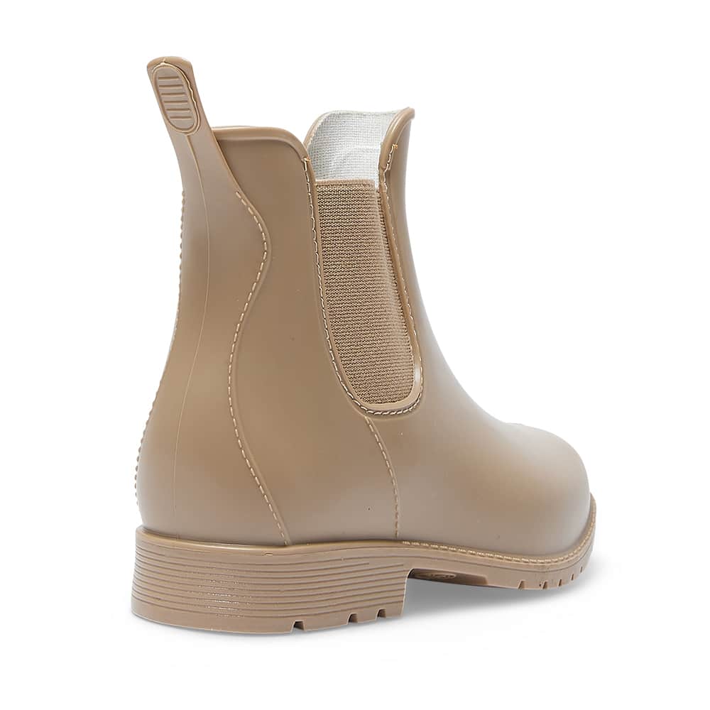 Rainy Boot in Nude Smooth
