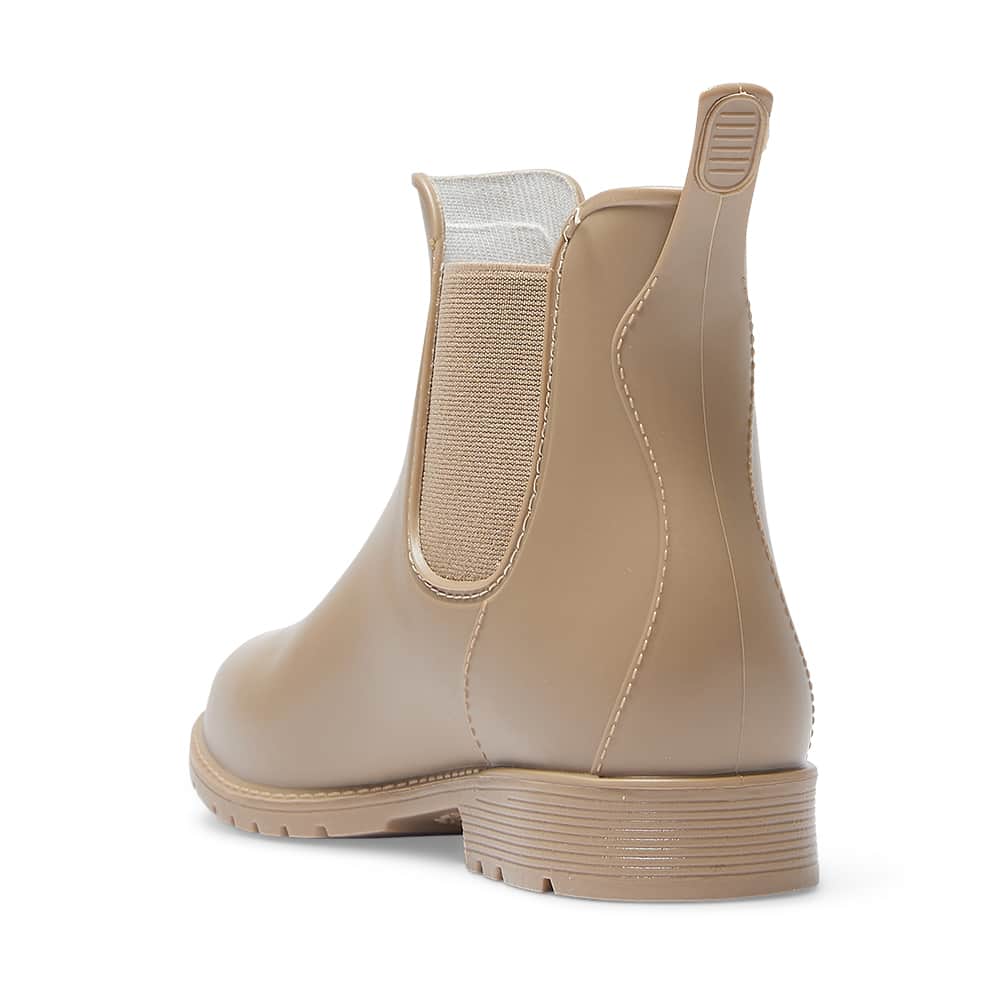 Rainy Boot in Nude Smooth