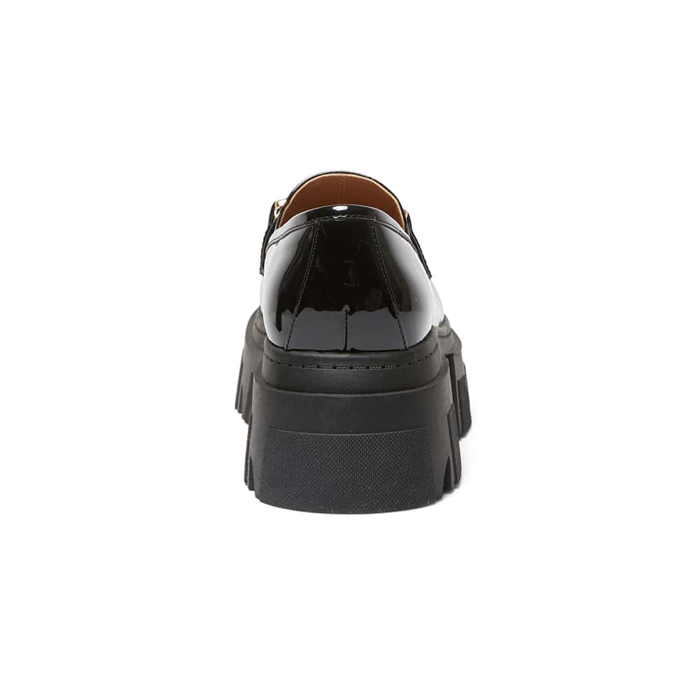 Rampage Loafer in Black Patent