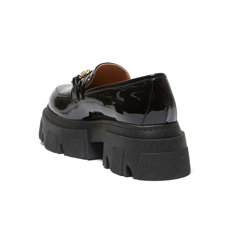Rampage Loafer in Black Patent