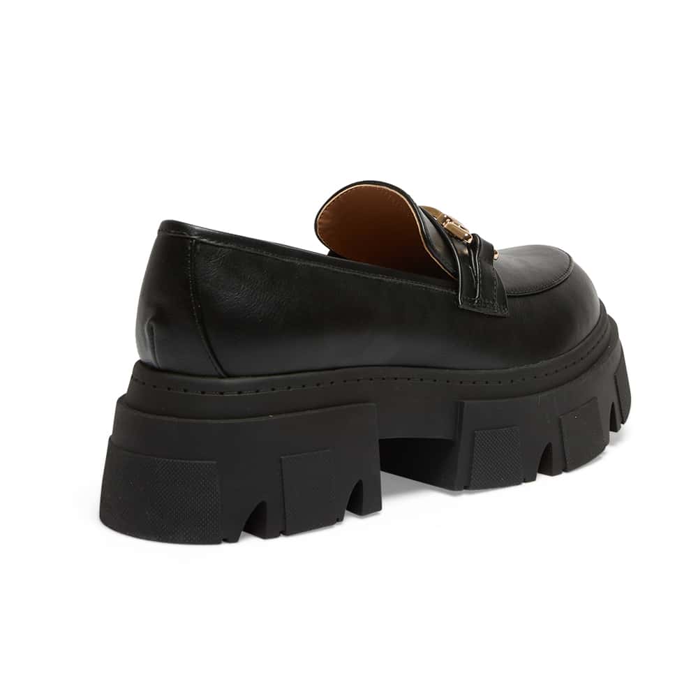 Rampage Loafer in Black Smooth
